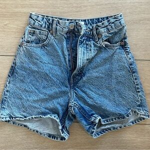Zara High Waisted Denim Shorts- 2